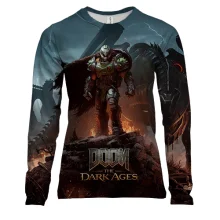 Жіночий 3D лонгслів DOOM TDA