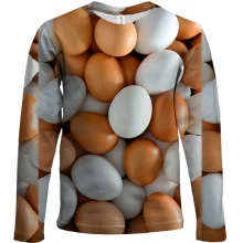 Дитячий 3D лонгслів Яйця курячі