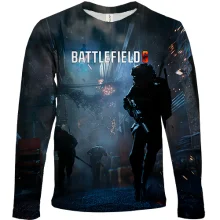 Детский 3D лонгслив Battlefield 6 Ночная операция