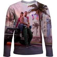 Детский 3D лонгслив GTA VI Miami