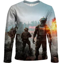 Дитячий 3D лонгслів Battlefield 6