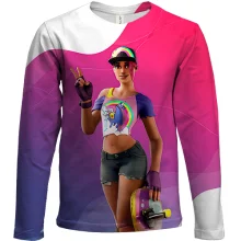 Дитячий 3D лонгслів Fortnite - Beach Bomber Skin