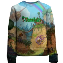 Дитячий 3D світшот Terraria - World art
