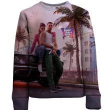 Дитячий 3D світшот GTA VI Miami