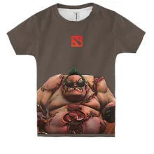 Детская 3D футболка Pudge - Dota2