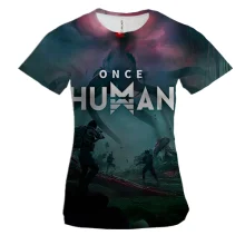 Женская 3D футболка Once Human