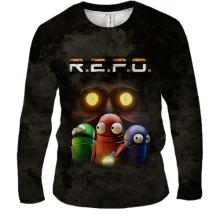 Чоловічий 3D лонгслів R.E.P.O.