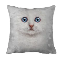 3D подушка Белый котенок