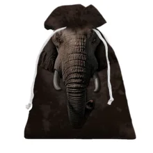 3D Подарочный мешочек со слоном