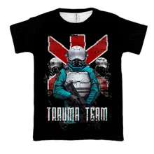 3D футболка Cyberpunk 2077 trauma team soldiers