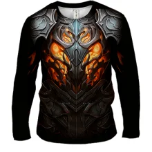 Чоловічий 3D лонгслів Fire Costume (DarkSouls)