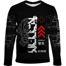 Детский 3D лонгслив Cyber Art Style