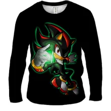 Чоловічий 3D лонгслів Shadow the Hedgehog