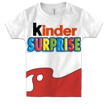 Детская 3D футболка "Kinder Surprise"