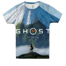 Детская 3D футболка Ghost of Yotei, Mount Yotei