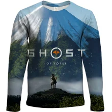 Дитячий 3D лонгслів Ghost of Yotei, Mount Yotei