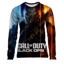 Женский 3D лонгслив CoD, Black Ops 7