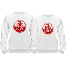 Парные кофты 100% Love