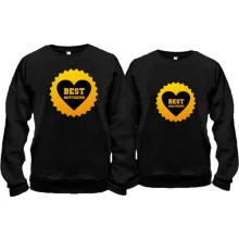 Парные кофты Best Boyfriend - Best Girlfriend