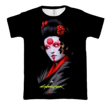3D футболка CyberGeisha 2077