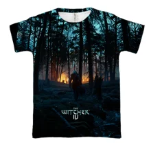 3D футболка Witcher IV - Dark Forest