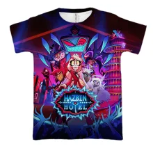 3D футболка Hazbin Hotel poster