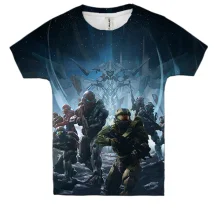 Детская 3D футболка Halo 5 Guardians