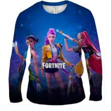 Чоловічий 3D лонгслів Fortnite - KPop Demon Hunters