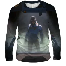 Мужской 3D лонгслив Dispatch - Mecha Man