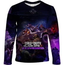 Детский 3D лонгслив CoD Black Ops 7 Zombies
