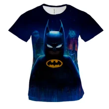 Женская 3D футболка Lego Batman