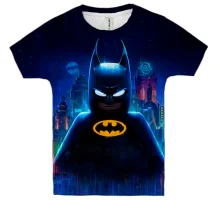 Детская 3D футболка Lego Batman