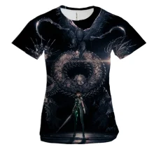 Женская 3D футболка EVE (Stellar Blade) Dark