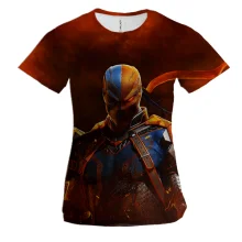 Женская 3D футболка Deathstroke - Suicide Squad