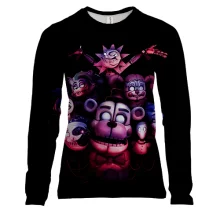 Женский 3D лонгслив Five Nights at Freddy