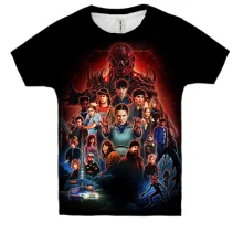 Детская 3D футболка Stranger Things Poster