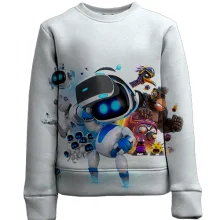 Детский 3D свитшот Astro Bot Game