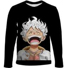 Детский 3D лонгслив Laughing Luffy