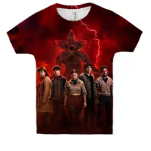 Детская 3D футболка Stranger Things