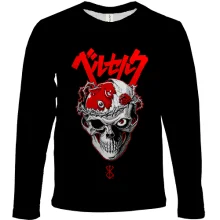 Детский 3D лонгслив Skull Knight Berserk