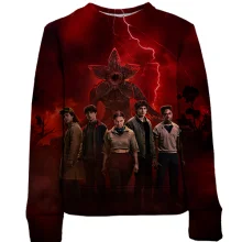 Детский 3D свитшот Stranger Things