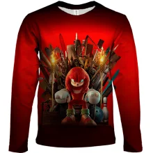 Детский 3D лонгслив Knuckles TV