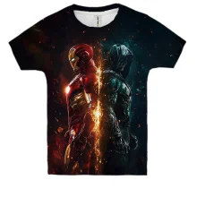 Детская 3D футболка Iron-Man x Doctor Doom