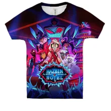 Детская 3D футболка Hazbin Hotel poster