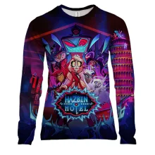 Женский 3D лонгслив Hazbin Hotel poster