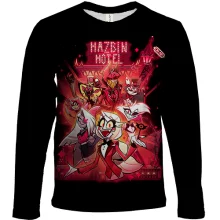 Дитячий 3D лонгслів Hazbin Hotel