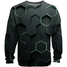 3D свитшот Honeycomb Hexagons