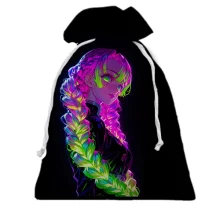 3D Подарочный мешочек Mitsuri Kanroji, neon