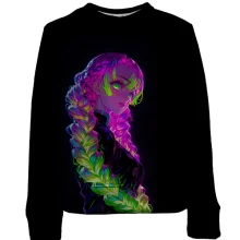 Дитячий 3D світшот Mitsuri Kanroji, neon