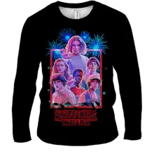 Мужской 3D лонгслив Stranger Things 80-е